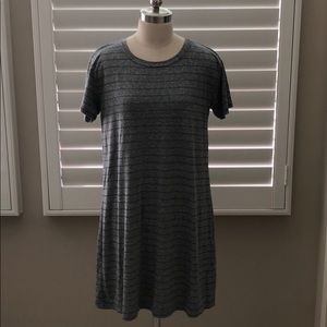 Striped t shirt dress